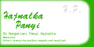 hajnalka panyi business card